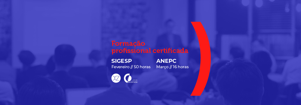 Formação Profissional Certificada | SIGESP e ANEPC