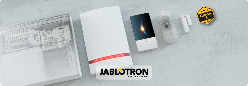 Jablotron grau 3 já disponível, alterações em produtos, novo software F-Link