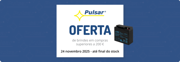 Oferta de brinde em compras Pulsar}