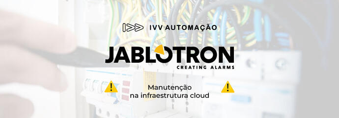 AVISO | Manutenção dos serviços cloud Jablotron}
