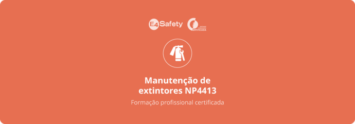 Formação SCIE Manutenção de extintores NP 4413}