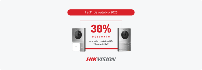 -30% nos Vídeo porteiros da série KV7 da Hikvision}