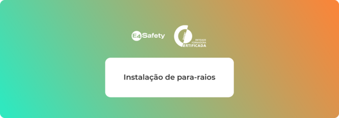 Formação SCIE Instalação de para-raios}