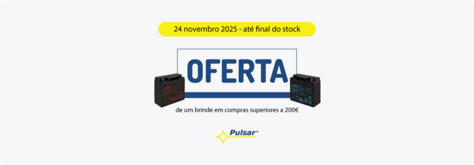 Oferta de brinde em compras Pulsar}