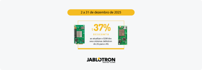 Substitua o seu Jablotron GSM 2G por 4G com até 37% de desconto!}