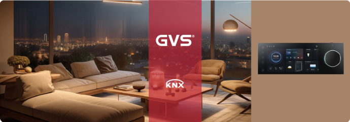 Conheça os ecrãs S7 KNX da GVS. Novo módulo já disponível!}