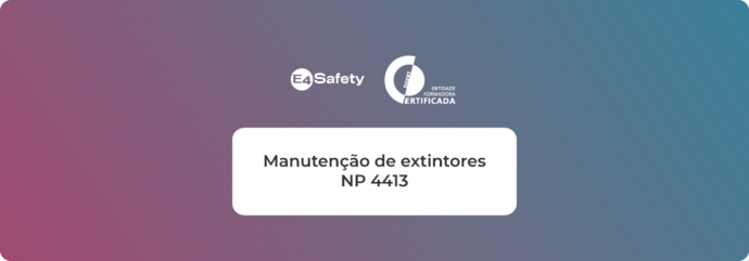 Formação SCIE Manutenção Extintores}